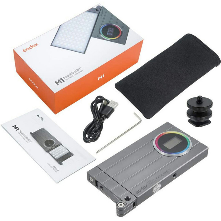 نور ثابت ال ای دی گودکس مدل RGB Mini Creative Light M1 دسته دوم