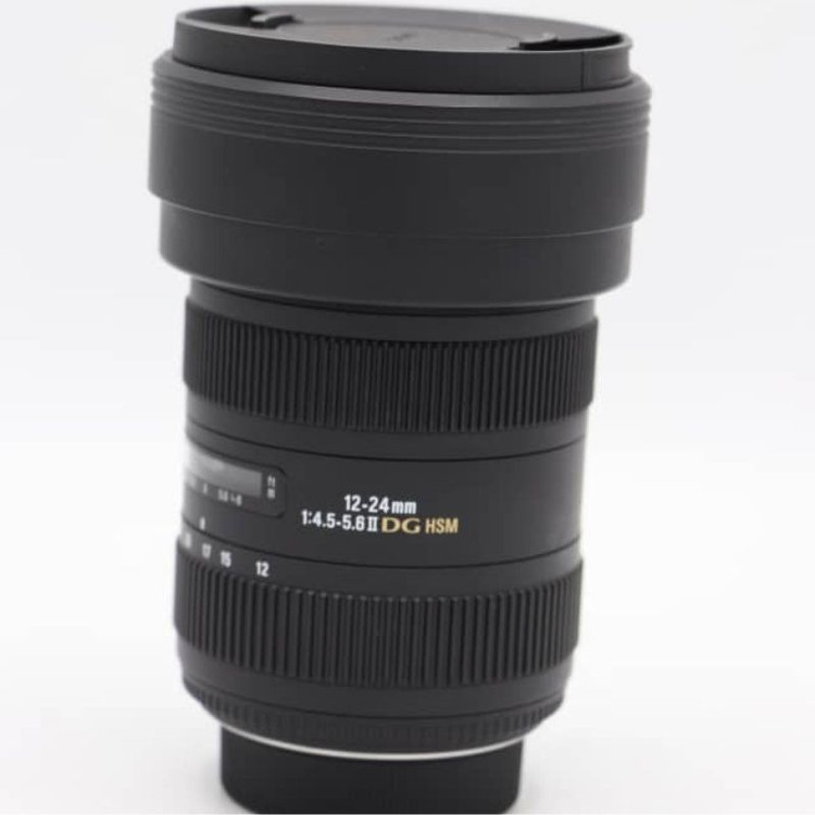 لنز سیگما دست دوم Sigma 12-24mm f/4.5-5.6 DG HSM II for Nikon(جعبه دارد)