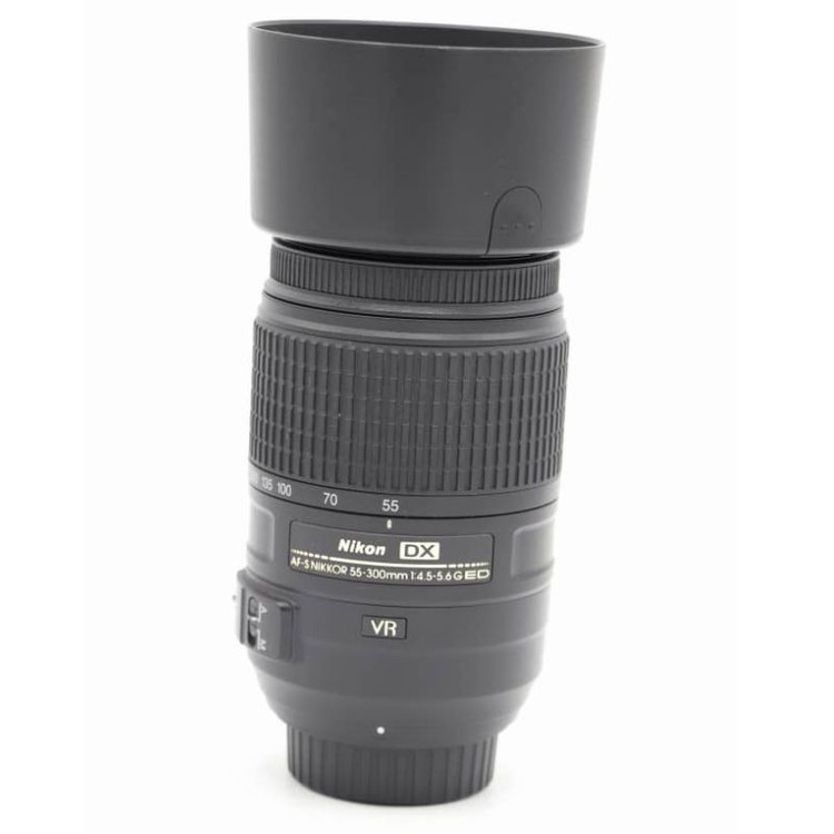لنز نیکون دست دوم Nikon AF-S DX NIKKOR 55-300mm f/4.5-5.6G ED VR(جعبه ندارد)