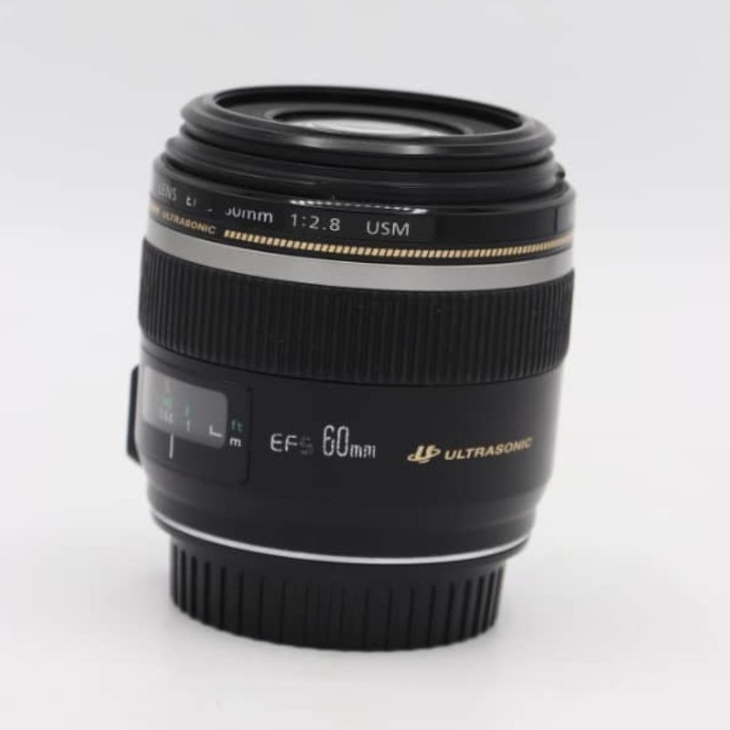 لنز کانن دست دوم Canon EF-S 60mm f/2.8 Macro USM (جعبه ندارد)